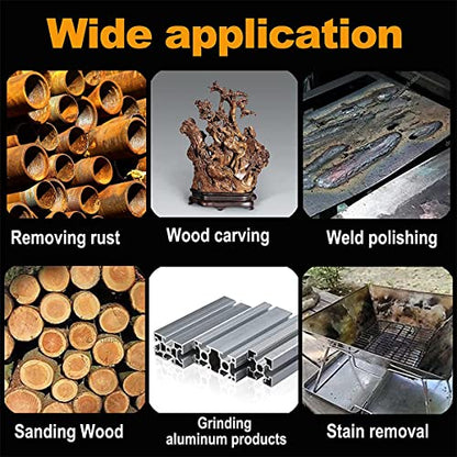 Wheel Brush 50 Pcs Wire Polishing Set for Rotary Tools - style: 50PCS T-Type