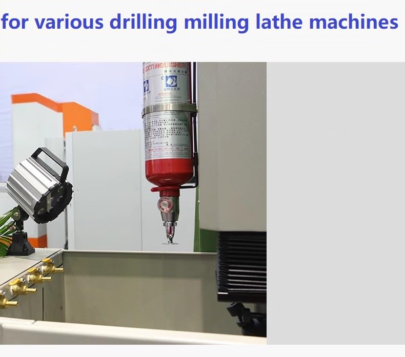LED Work Lights 24V IP68 Adjustable Aluminum Alloy Industrial Lighting Machine Light for Lathe, CNC Milling Machine, Drilling Machine - Long Arm (7)