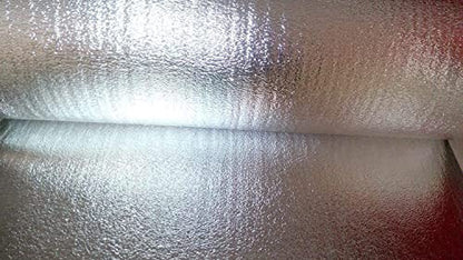 US Energy Products Reflective Foam Core Insulation Shield, Heat Shield, Thermal Insulation Shield Vapor Barrier (24" x 200 FT) 400sqft (R8) Water Proof Meets All Fire Codes (1/4 inch Thick) - style: 2ft x 200ft (400 sqft)