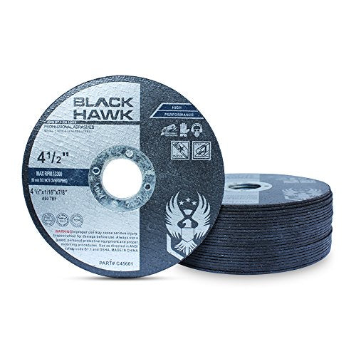 BHA 4.5" x1/16 x7/8" Cut-Off Wheels for Metal & Stainless - 50 Pack - size: 4.5” x 1/16” x 7/8” (Pack of 2)