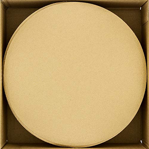 Dura-Gold Premium 6" Gold Sanding Discs, 120 Grit, Hook & Loop, Box of 50 - size: 120-Grit