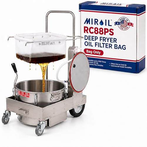 MirOil RC88PS Fryer Oil Filter Bag Only, Part 12855, EZ Flow Series - size: Filter Bag