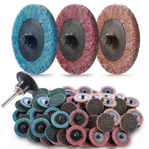 36Pcs 2 Inch Quick Change Discs for Die Grinder, Upgraded 1/4 in Holder