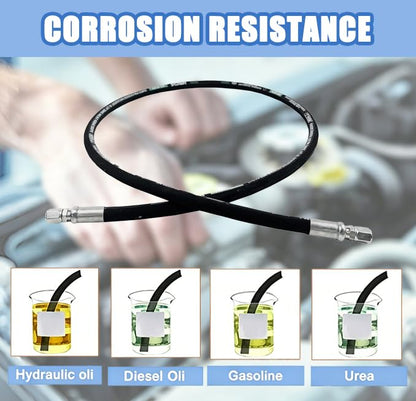 Jooptoolwook Hydraulic Hose Swivel Assembly 3/4" Hydraulic Hose with Female JIC X Female JIC 18" Long 3118 psi, Black - size: 26711-12-12-18in