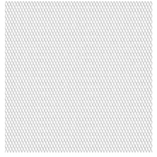 Heavy Duty Stainless Steel Expanded Metal Mesh Panel 39.4x33.5 Inch Fence for Animal Pens, Runs, Aviaries, Security Panel or Repairs - color: Silver-B, size: 39.4" x 33.5" x L x W