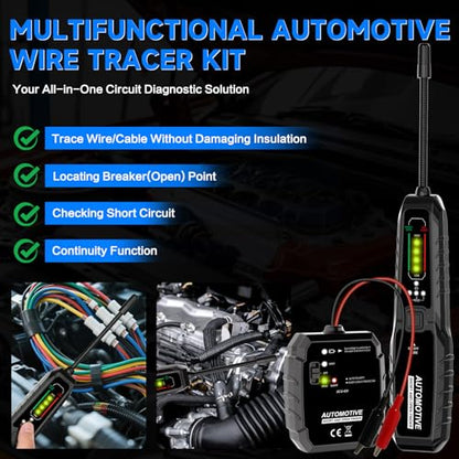 VSTM Wire Tracer, DC 6‑42V Automotive Open & Short Circuit Finder