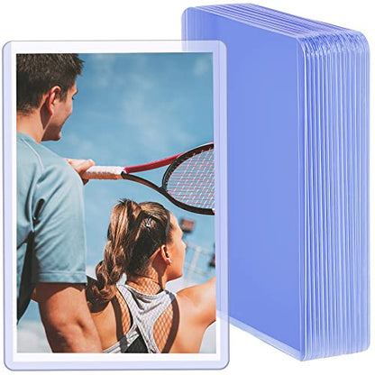 Outus 4x6 Acrylic Photo Holder Clear Rigid Sleeve Baseball Cards, 15 Pieces