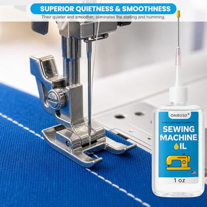 1oz Fine Light Sewing Machine Oil and Lubricant with Applicator - size: 1 fl oz