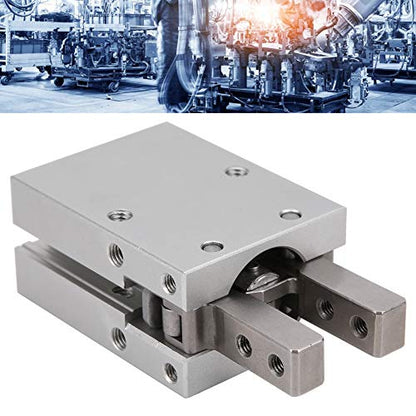 MHC2 Air Cylinder, M5 x 0.5 Single Double Acting Pneumatic Air Cylinder Non Contact Magnetic Switch 20/25/32mm Bore(MHC2-25D)