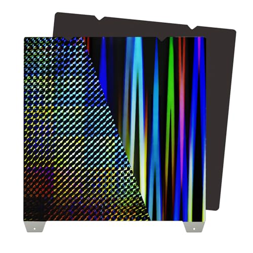 Smooth H1H Build Plate（with Magnetic Base）235x235mm,Rainbow Streak+Phantom Double-Sided Effect Plate for Creality K1/K1 SE/K1C/Ender 3 S1/3 S1 Pro/Ender 5 S1/Ender3 V3 KE/Ender3 V3 SE - color: H1H with Magnetic Plate, size: 235x235mm