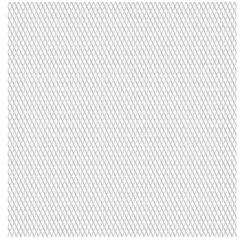 Heavy Duty Expanded Metal Mesh Panel 39.4x33.5 Inch Stainless Steel Fence for Animal Pens, Runs, Aviaries, Security or Repairs - color: Silver-A, size: 39.4" x 33.5" x L x W
