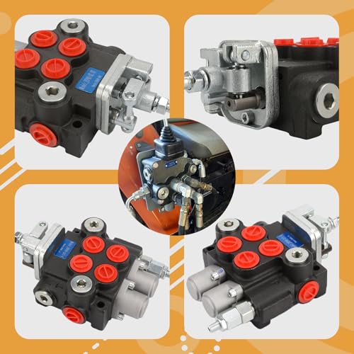 Hydraulic Control Valve, 1 Joystick, 2 Spool, 11GPM, Close Center