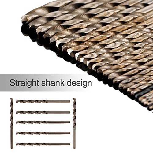 10PCS 2mm Mini HSS Drill Bit,Straight Shank Twist Drill - size: 2mm