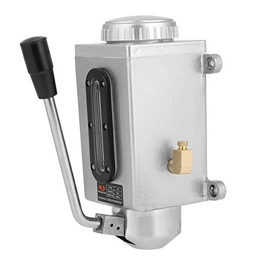 Manual Lubricator Oil Pump Hand Pump Lubricator 500CC 4mm Double Outlet Port for Milling Punching Cutting Machine