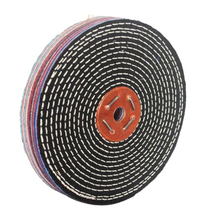 8 Inch Denim Buffing Wheel with 5/8" Arbor Hole - style: 8" Denim Buffing Wheel