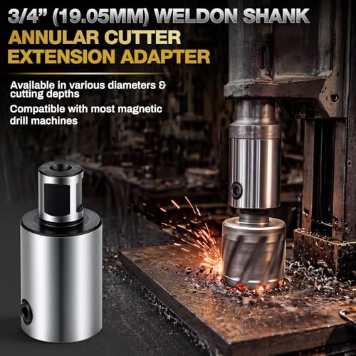 Annular Cutter Extension 2‘’/50mm for 3/4" Weldon Shank - size: 2‘’/50mm