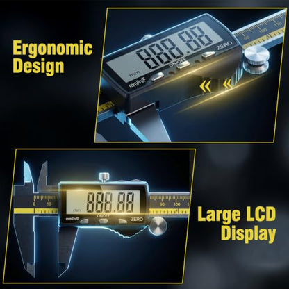 Effix Rechargeable Digital Caliper 12in - size: 12in