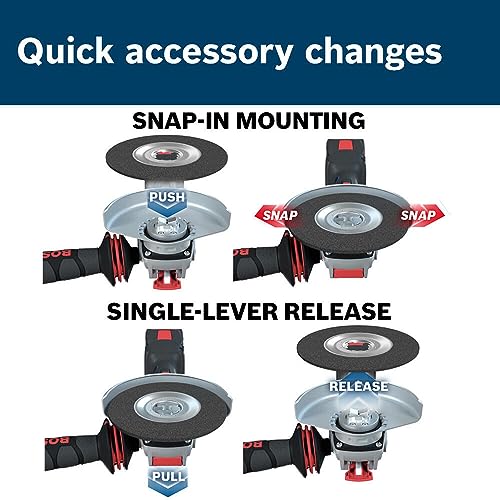 BOSCH WBX418 4-1/2 in. X-Lock Arbor Tempered Steel Crimped Wire Wheel for Applications in De-Burring, Removing Oxides, Flash Removal, Edge Blending (Pack of 3) - size: 4-1/2 In. (Pack of 3), style: Tempered Steel Wire Wheel