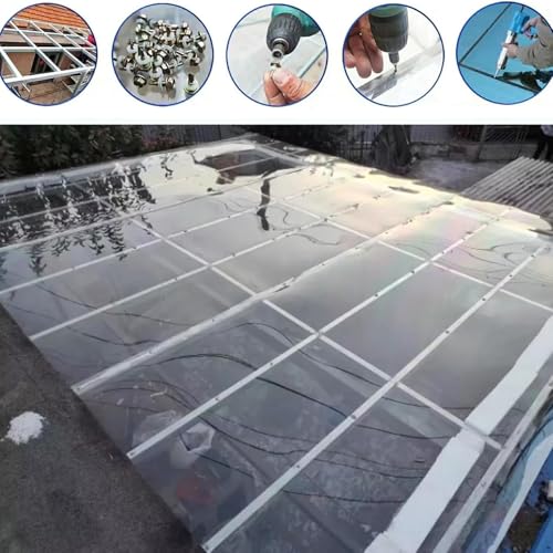 Clear Polycarbonate Roof Panels Greenhouse Panels Acrylic Plastic Sheet