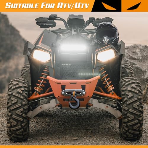 ORCISH 3500 LB 12V Electric Winch, ATV/UTV Winch Kit with Synthetic Rope - size: 3500 lb