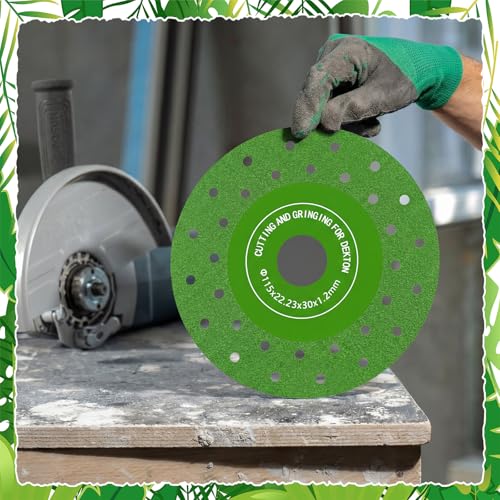 Zhehao 10 Pcs 4.5 Inch Diamond Cutting Discs Tile Cutter Blade, Multi Pore - style: Multi Pore