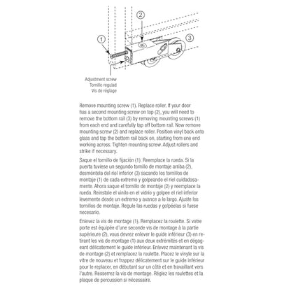 Prime-Line D 1791 Steel Sliding Door Roller, 1-1/8 in. Diameter - size: 1-1/8"