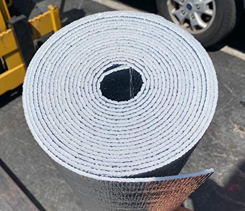 INSULATION MARKETPLACE SmartSHIELD -3mm 24inx50Ft ReflectiveINSULATION roll, Foam Core Radiant Barrier, ThermalINSULATION Shield - Engineered Foil - size: 24" x 50ft