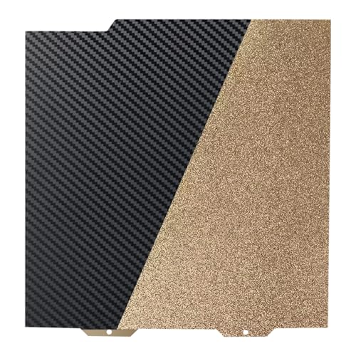 IdeaFormer-3D Flexible PET PEI Build Plate for Bambu Lab A1 Mini, Double Sided Carbon Fiber PET+Textured PEI Spring Steel Sheet 184x184mm for Bambu A1 Mini 3D Printers - color: Smooth PET+Textured PEI