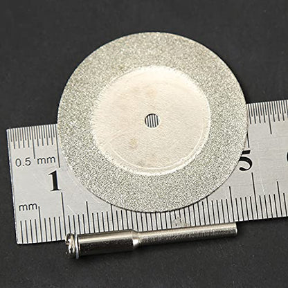 dophee 10pcs Diamond Cutting Off Discs Wheel with 2 Mandrel Arbor, 40mm - size: 40mm