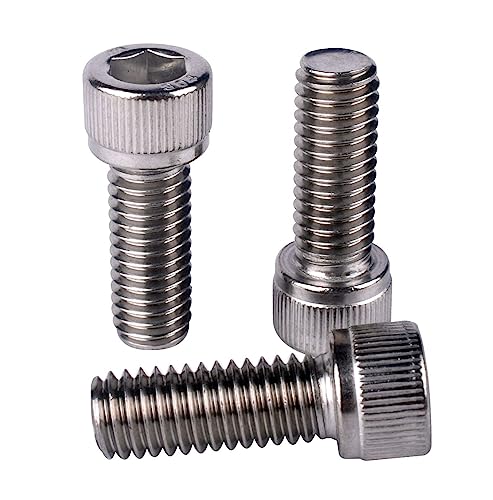 5/16-18 x 7/8" Allen Hex Socket Head Screw Bolt, 304 Stainless Steel 18-8, UNC Machine Full Thread, Pack of 15 - size: 5/16-18 x 7/8" (15 PCS)