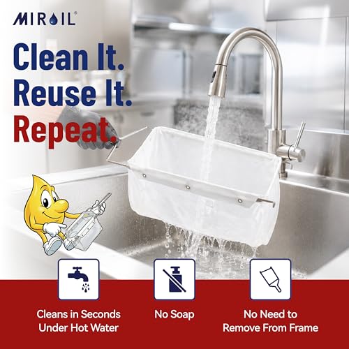 MirOil RC88PS Fryer Oil Filter Bag Only, Part 12855, EZ Flow Series - size: Filter Bag