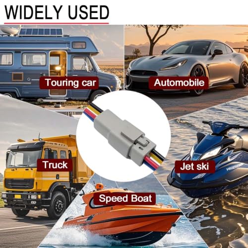 4 Pin DTP Waterproof Connector Automotive Sealed Electric Plug - style: 4PIN