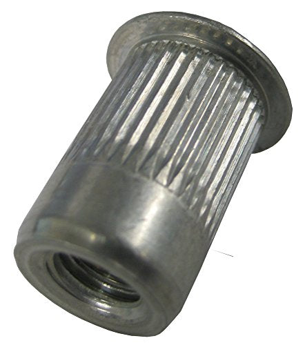AKL10-24-130 Aluminum Thin-NUT Large Flange, Plain Finish 10-24 x .020-.130 Grip Range (Pack of 10)