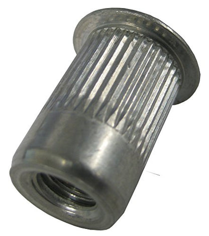 AKL10-24-130 Aluminum Thin-NUT Large Flange, Plain Finish 10-24 x .020-.130 Grip Range (Pack of 10)