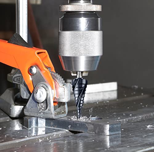 3/16"-7/8" Four Sprial Flute M35 Cobalt Step Drill Bit - size: 3/16"-7/8"(4 Flute)