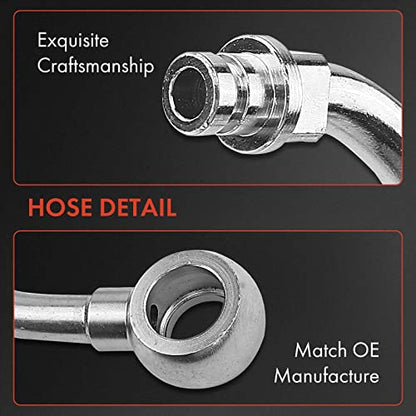 A-Premium Power Steering Pressure Hose Assembly, Pump to Rack
