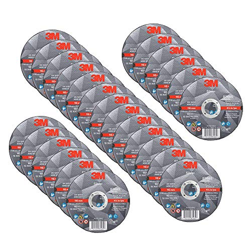 3M Silver Cut-Off Wheel, 87465, 36+, T1, 4.5 in x 0.045 in x 7/8 in - size: 4.5 in x .045 in x 7/8 in, style: T1