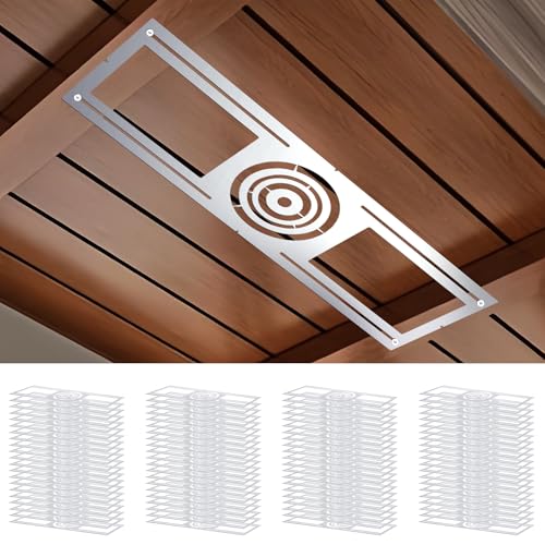 Sidasu 72 Pack New Construction Mounting Plate for 3, 4, 6" Recessed Lights - size: 72 Pack