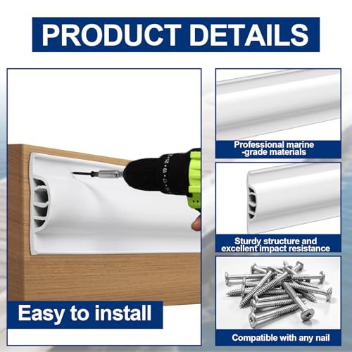 DaisyInner 3 Pack 6 ft Dock Bumper Commercial Grade Double Molded