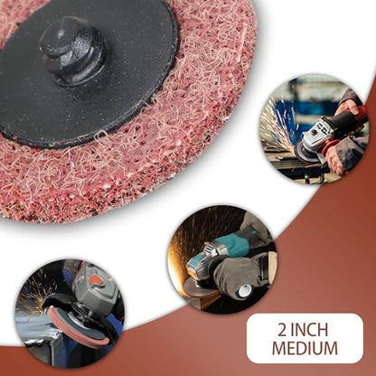 50Pcs Quick Change Sanding Discs 2 Inch Medium