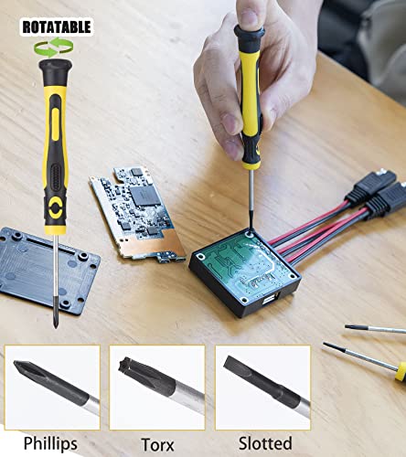 DOWELL Magnetic Screwdriver Set Slotted/Phillips/Torx 108-Piece