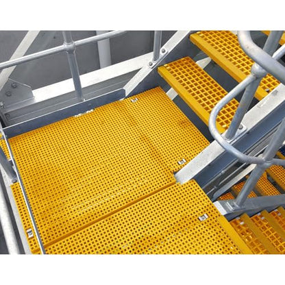 Agfabric 12x48x1in Molded Fiberglass Grating Cover Concave, Heavy Duty FRP Cover for Farm, Trench Drain, Driveway Patio Drain Channel, Wearproof, Rustless, Prevent Debris, Yellow, 1 Pack - color: Yellow, size: 1ftx4ft x 1in
