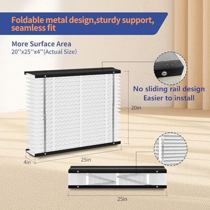 2 Pack 213 Replacement Filter,MERV 13,Compatible with AprilAire 213 Whole House Air Purifiers Models,1210,1620,2210,2216,3210,4200,HVAC Furnace Filter Replacement,20x25x4 Air Filter