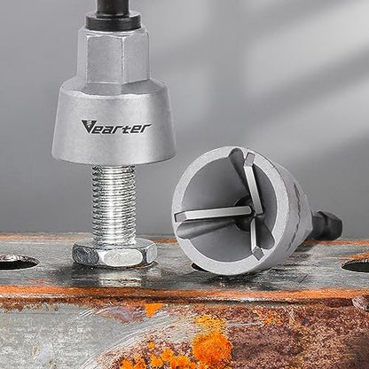 1/8"-3/4" External Chamfer Drill Bit, Bolt Deburring Tool for Metal