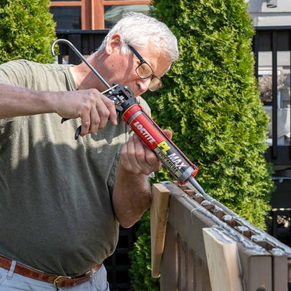 Loctite PL Premium Max Construction Adhesive, 9 fl oz Cartridge, 6 Pack - Versatile Construction Glue for Wood, Concrete, Stone & More - size: 6 Pack