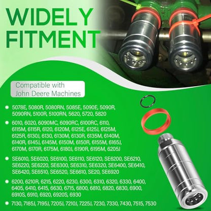 Hydraulic Female Quick Coupler For John Deere 6400 6410 6420 6430 7430