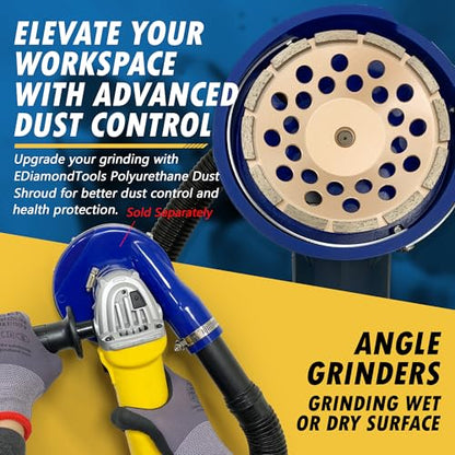 7" Diamond Grinding Wheels for Concrete or Masonry, 5/8"-11 Arbor - style: 7" - 12 Segs
