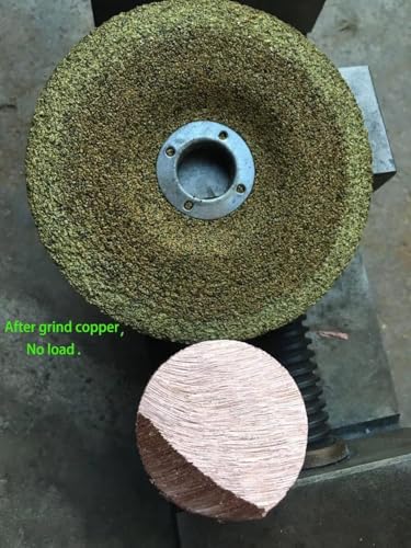 Signi Aluminum Grinding Wheel 4 1/2 for Aluminum Copper Non-Ferrous 10 Pack (Not Load While Grinding) - size: 4-1/2" x 9/32" x 7/8"
