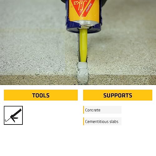 Sikaflex Self Leveling Polyurethane Sealant, Gray | Accelerated Curing | For Concrete Joints | 29 fl. oz | Pack of 2 - color: Gray, size: 29 fl. oz (Pack of 2)