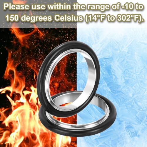 KF16-10 Flange Centering Ring Aluminum Cylinder: 10mmID, 12,17mmOD - size: KF16-10